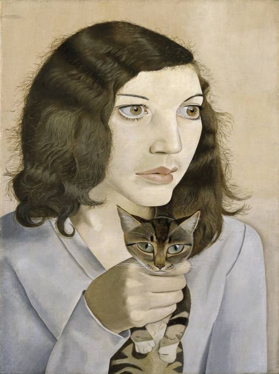 Girl with a Kitten 1947 by Lucian Freud 1922-2011